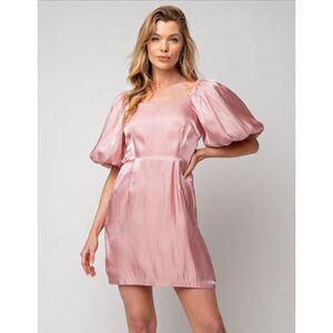Adorable shiny satin dress